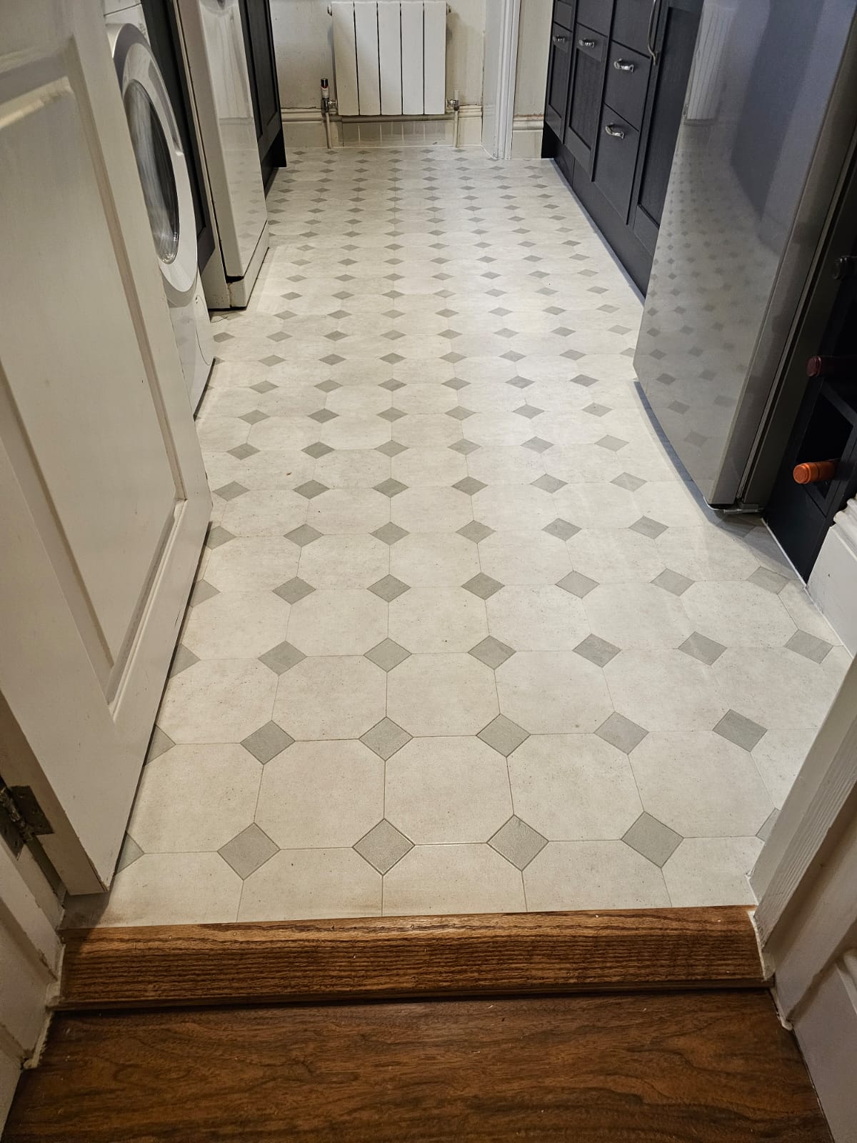 Amtico Signature Keystone Mini Waterloo Concrete & Amtico Signature Tempus Soothe Installation in St John's Wood - Amtico Flooring - Wood Flooring Flooring - Vinyl Flooring
