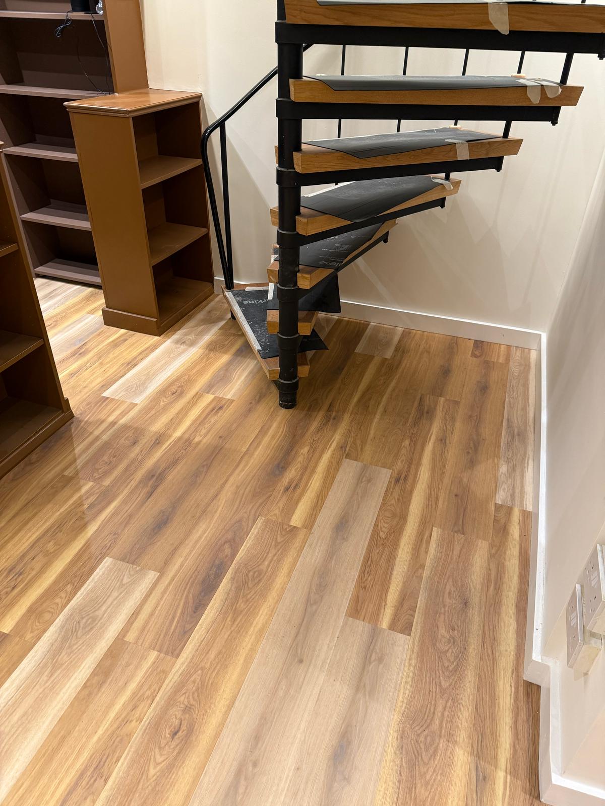 Amtico Spacia Canopy Oak & Eden Oak installation in-1