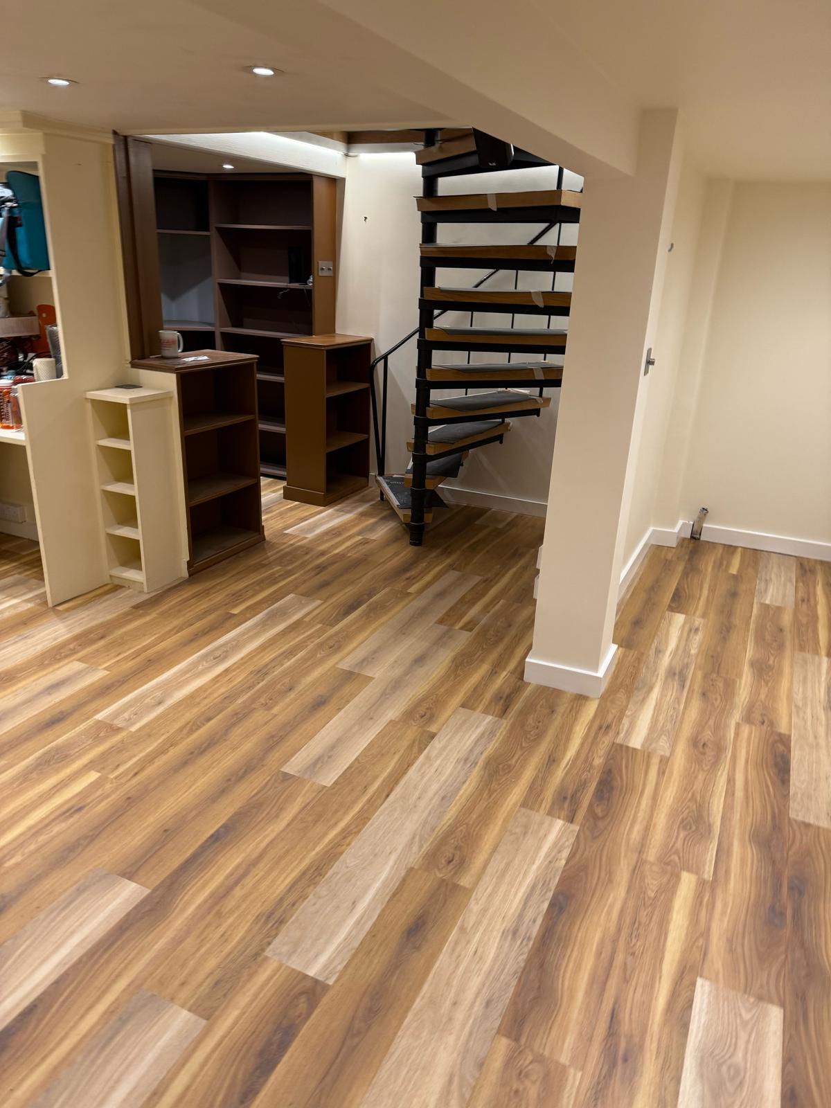 Amtico Spacia Canopy Oak & Eden Oak Installation in Shepherds Bush Wood Flooring - Amtico Flooring - Residential