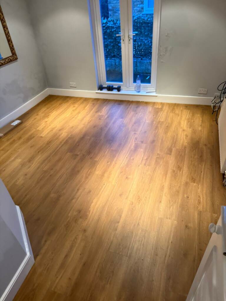Amtico Spacia Traditional Oak Installation in Wilmbledon, Luxury Vinyl Tile (LVT) Flooring, Wood Flooring, Home