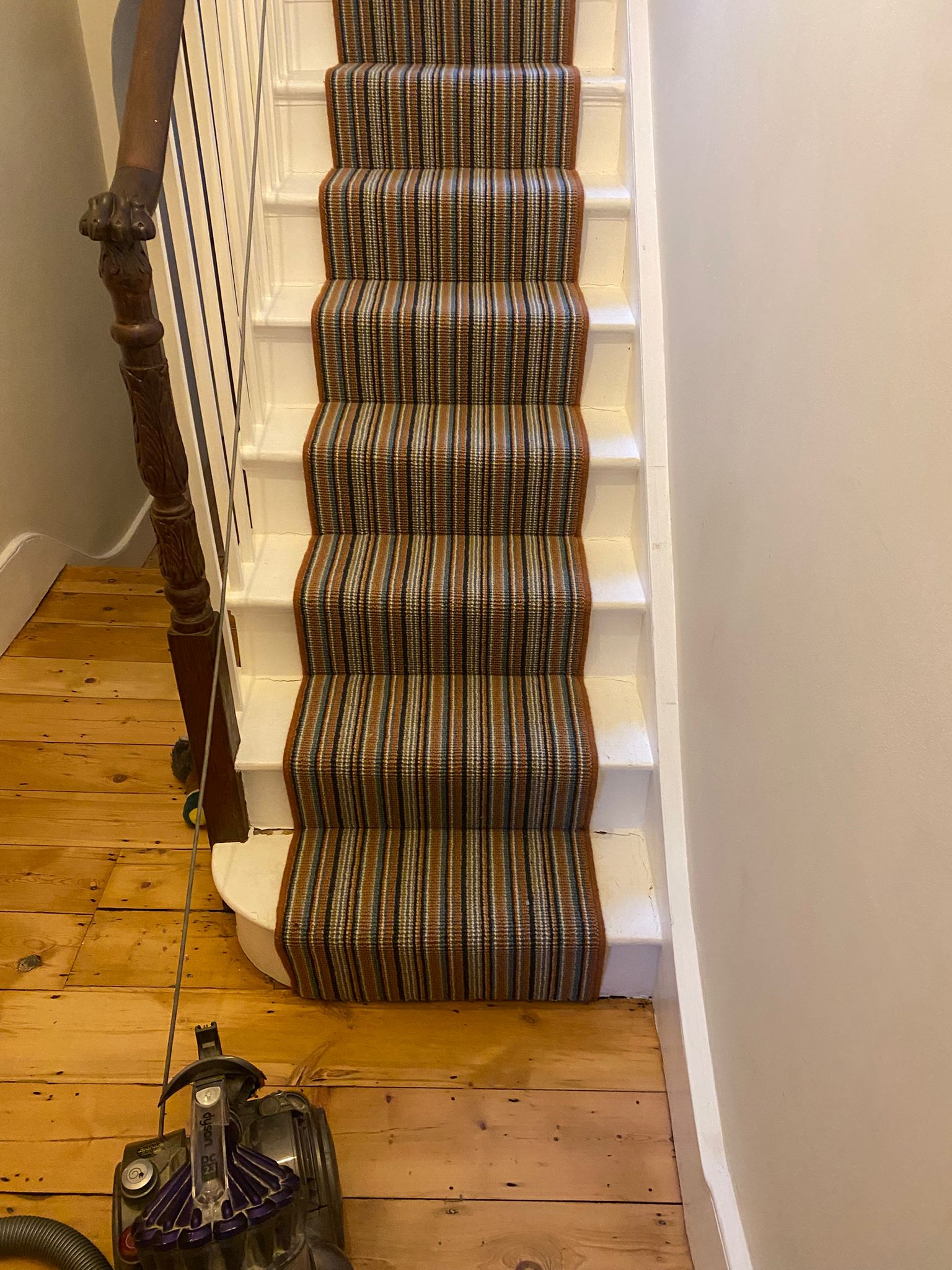 Brockway Carpets Portofino Turchesi Installation in Borough - Carpet - Residential