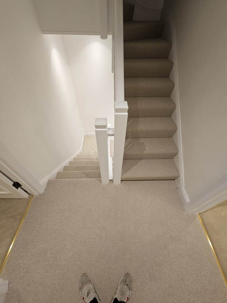 Clarendon Carpets Cavendish Pumice Installation in Croydon, Carpet, Home