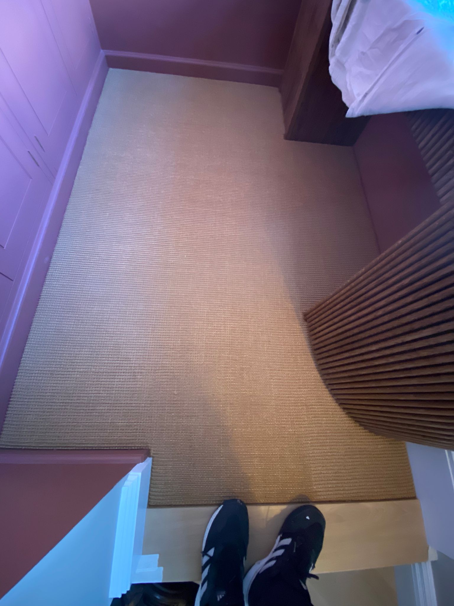 Crucial Trading Sisal Big Boucle Classics Coco E313 Carpet Installation in Canary Wharf - Carpet - Residential