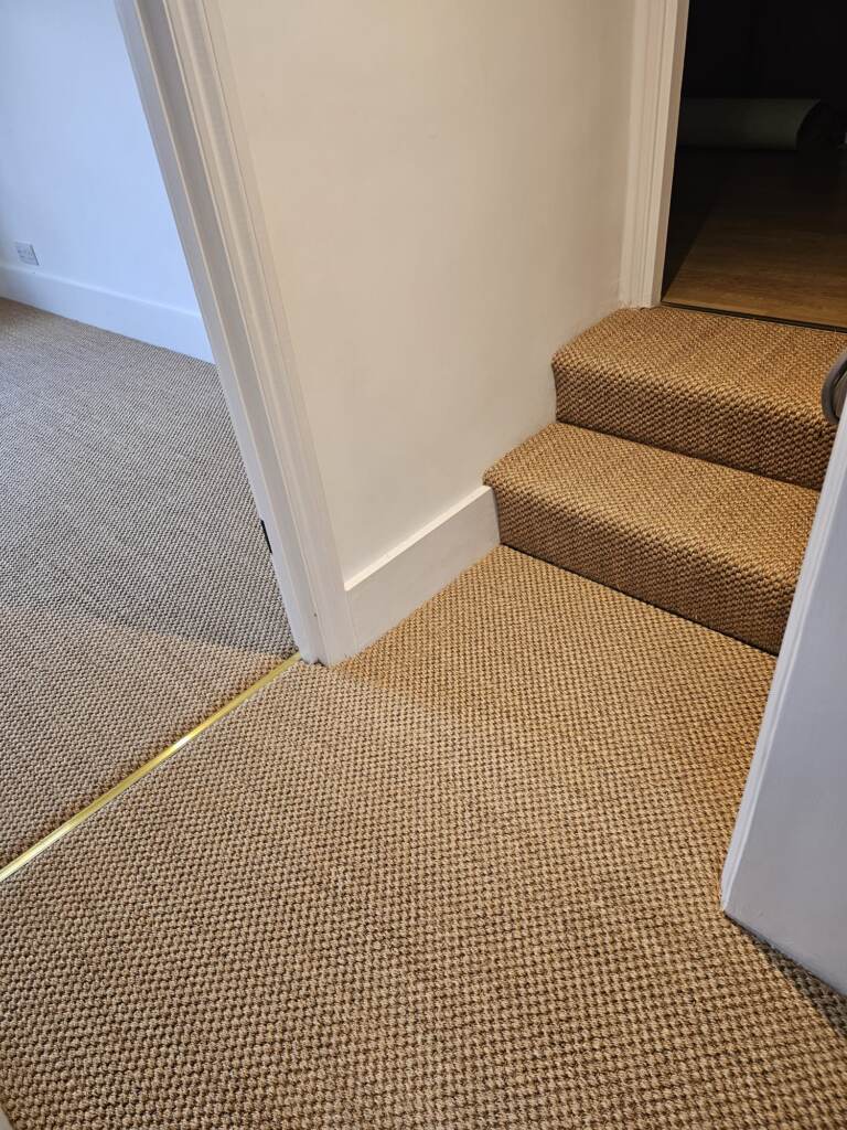 Crucial Trading Sisal Oriental Copper E102 Carpet Installation in Southwark, Home