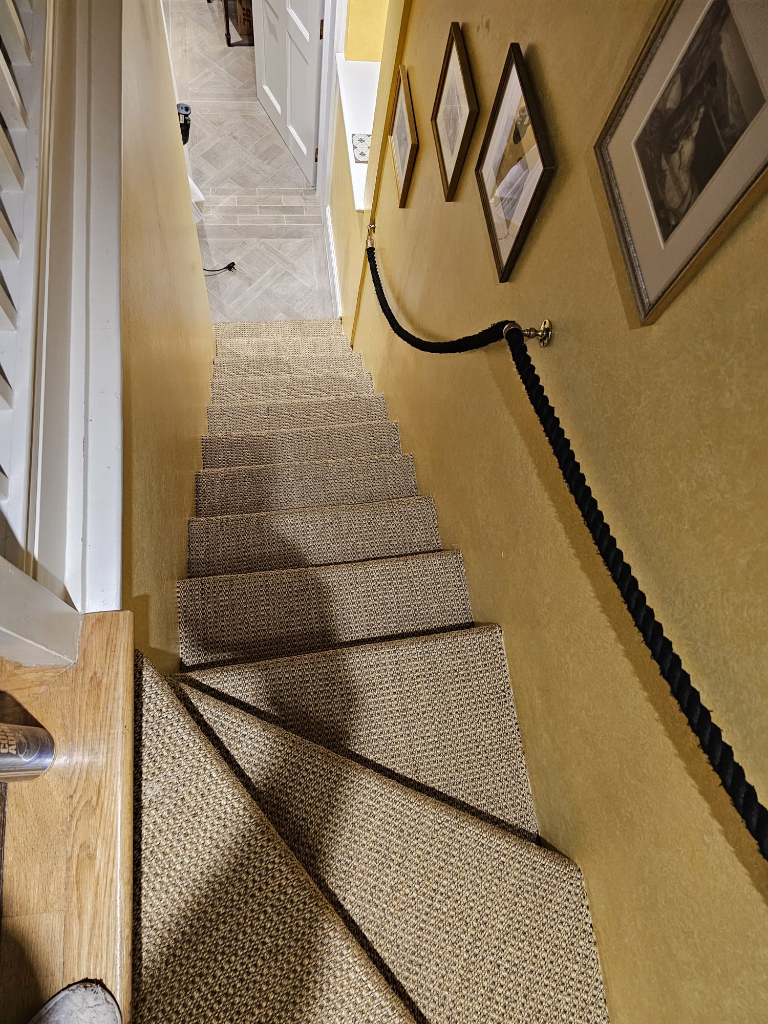 Crucial Trading Sisal Panama New Champagne Carpet Installation in Richmond - Carpet - Residential