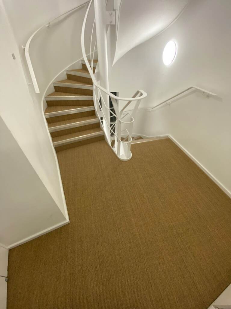 Fibre Carpets Sisal Boucle Anise Installation in Chiswick, Carpet, Home