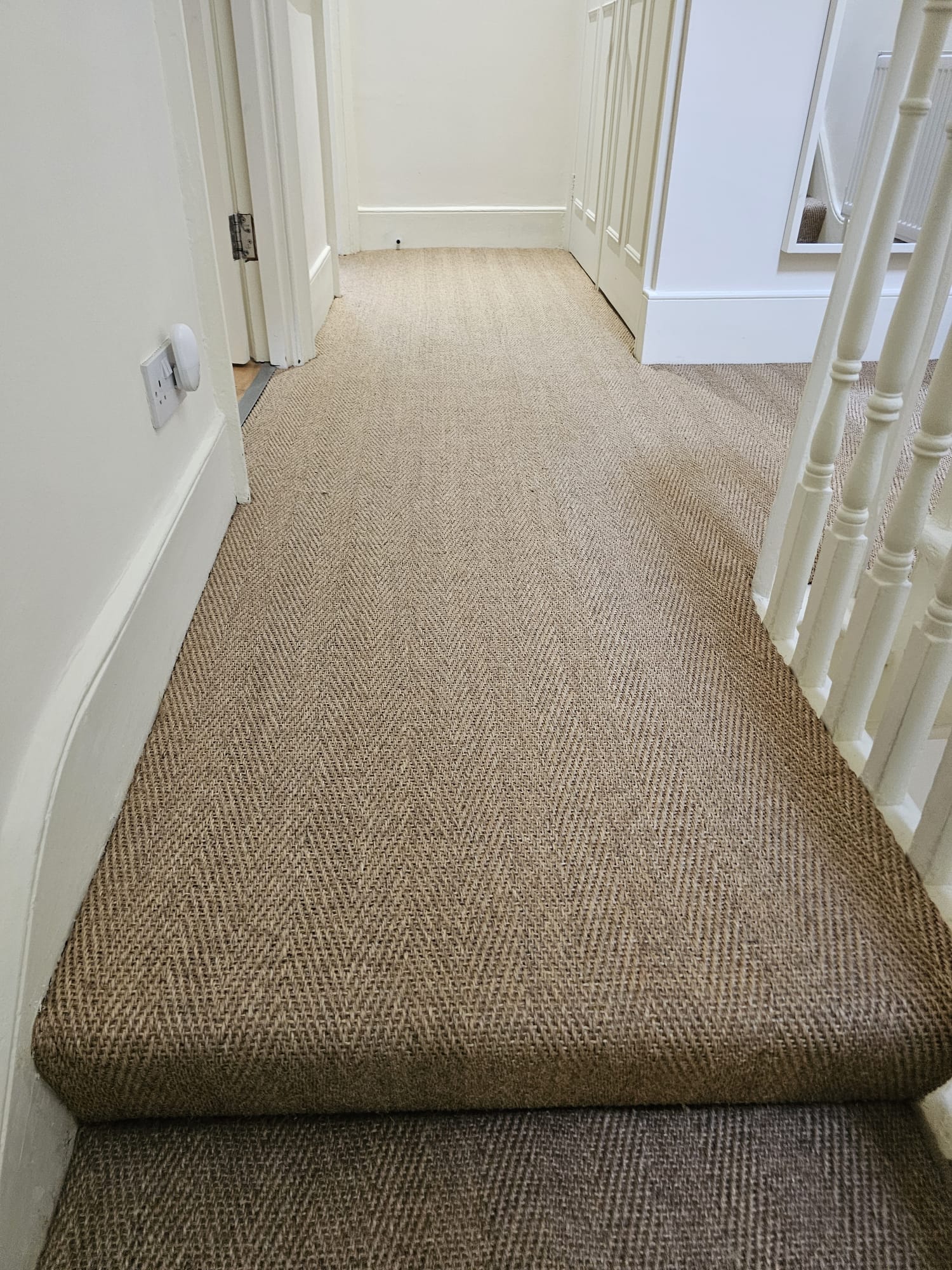 Fibre Carpets Sisal Havana Ore Installation in Shepherds Bush - Carpet - Carpet