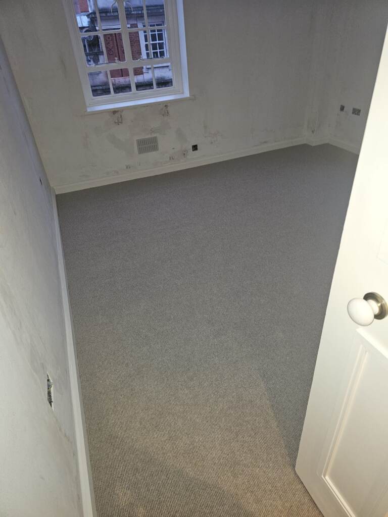 Fibre Carpets Wool Arcadian Kew Installation in Marylebone, Carpet, Home