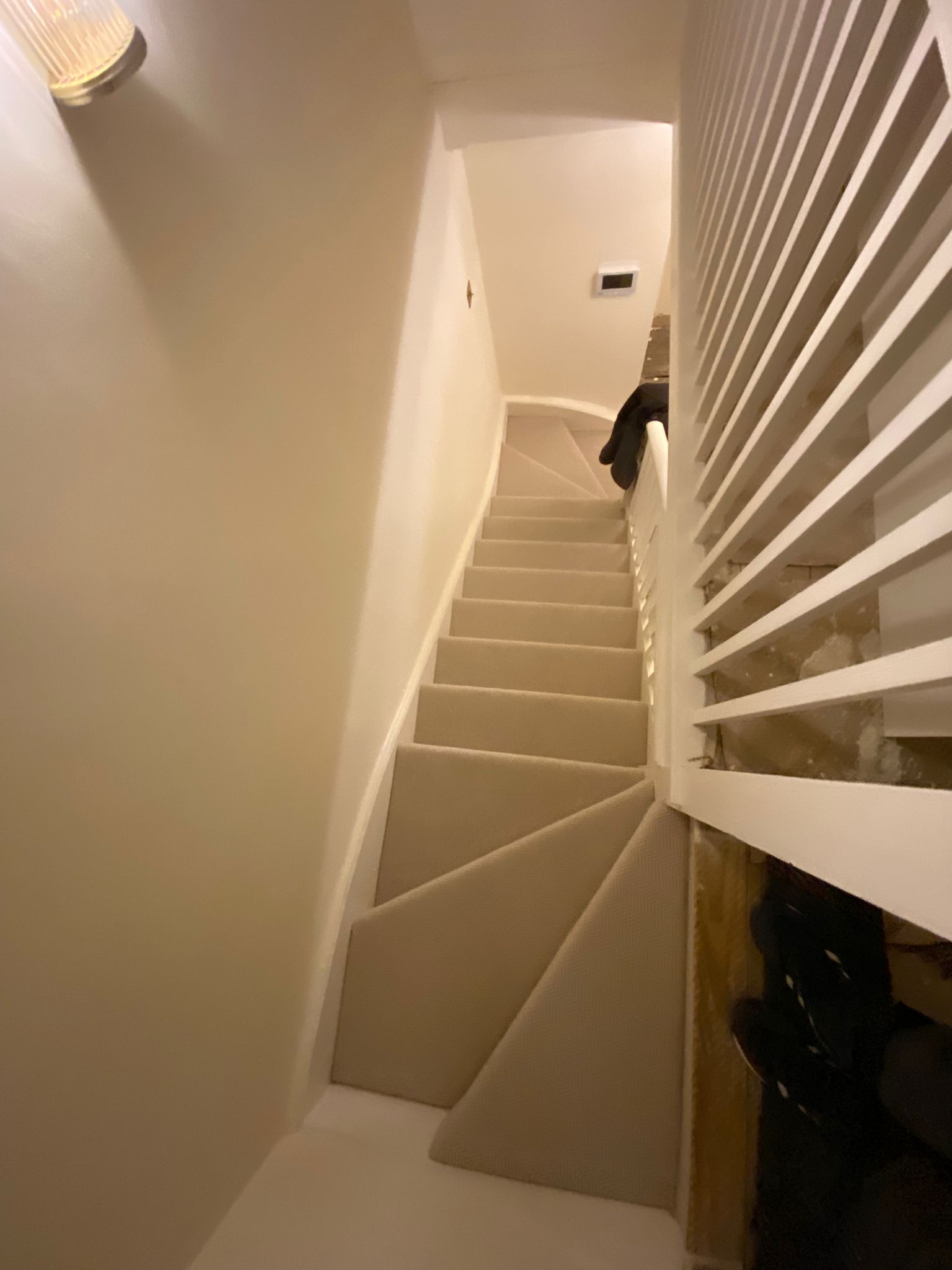 Fibre Carpets Wool Herringbone Longleat installation in-7