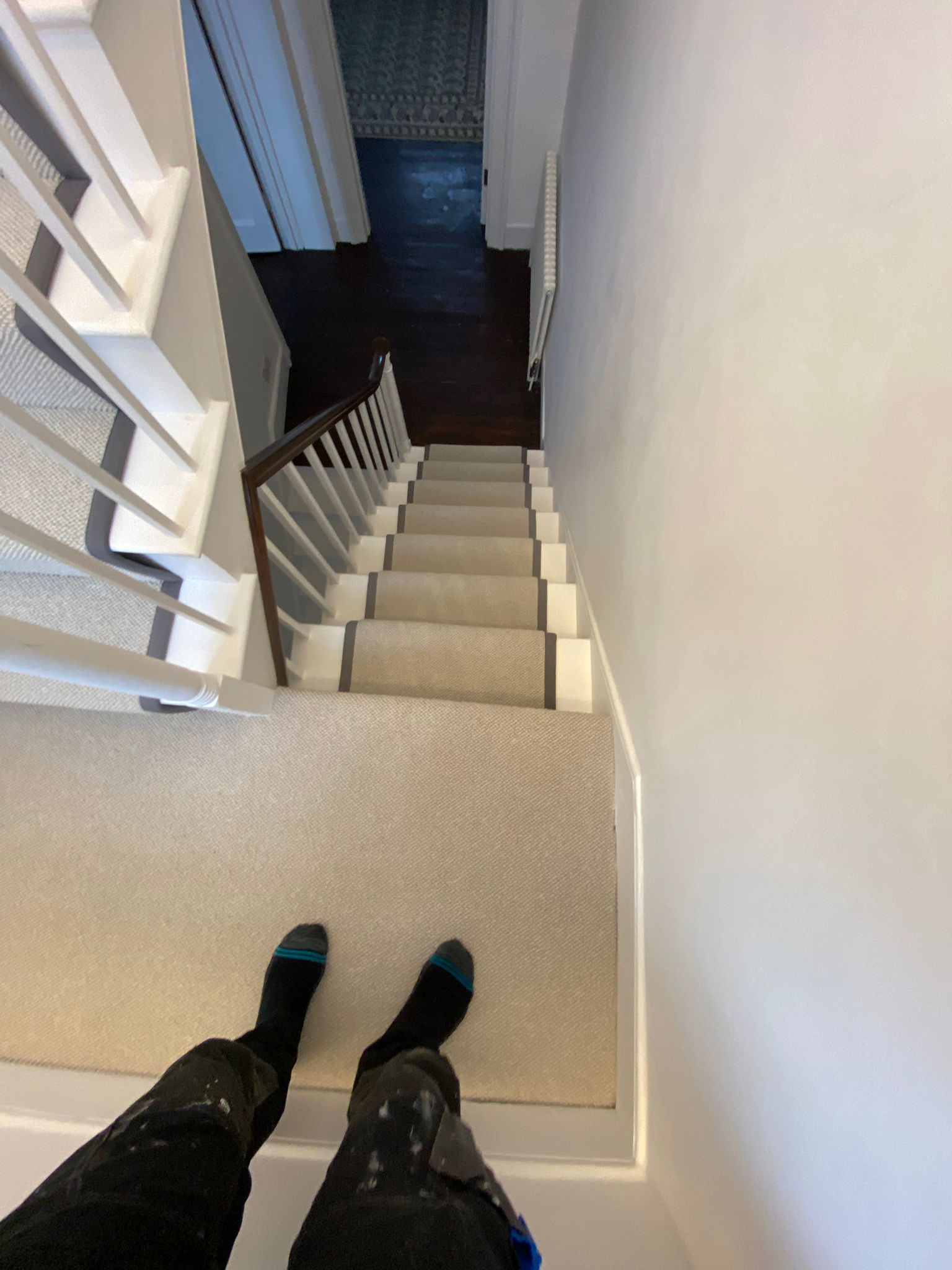 Fibre Carpets Wool Maldives Manatee installation in-3