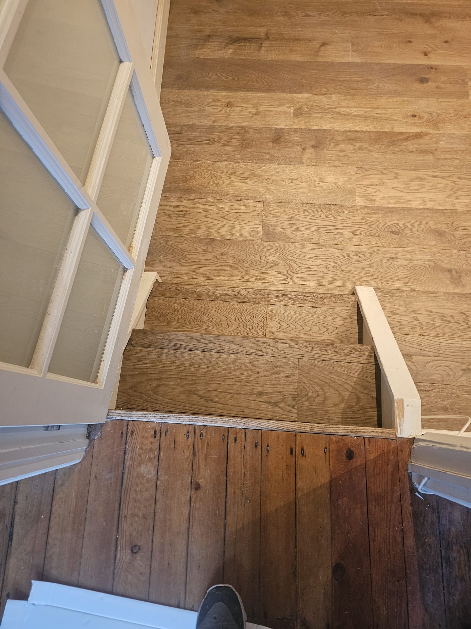 Hermosa Esmeralda wood flooring installation in-1