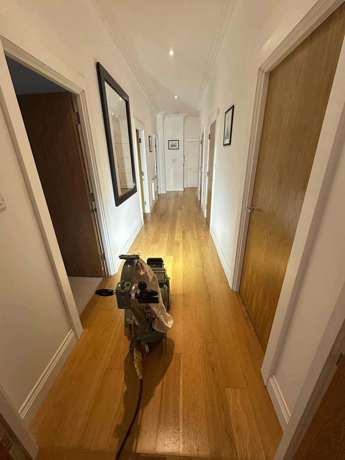 Sanding & Sealing Wooden Flooring with Bona Lacquer installation in-4(1)