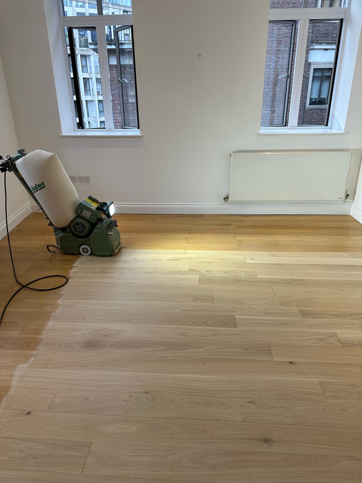 Sanding & Sealing Wooden Flooring with Bona Lacquer installation in-5(1)