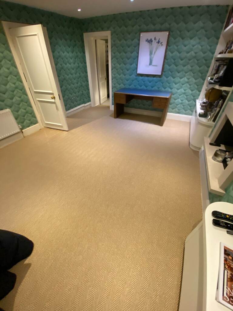 Unnatural Flooring New England Woodstock carpet installation in-Main