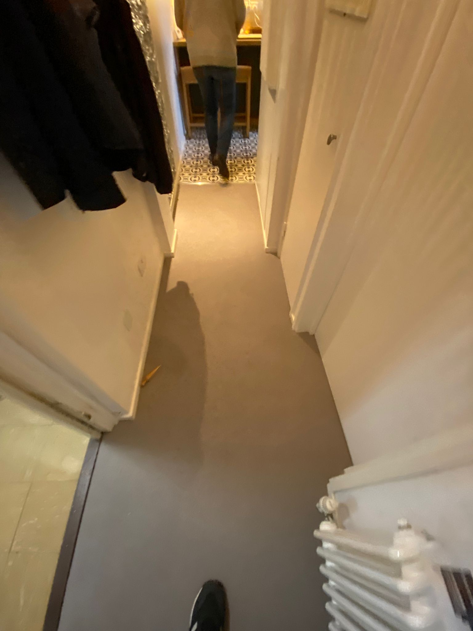 Westex Flooring Natural Loop Collection Cable Cobble carpet installation in-2