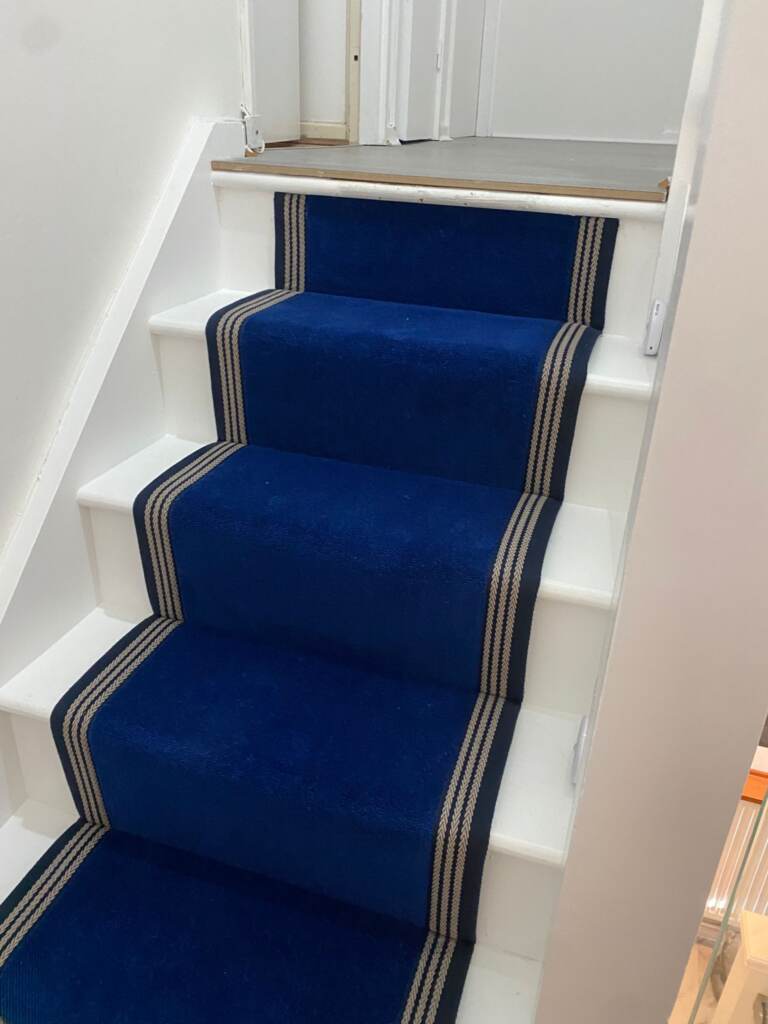 Westex Flooring Ultima Twist Fennel Blue Carpet Installation in Barnes, Home