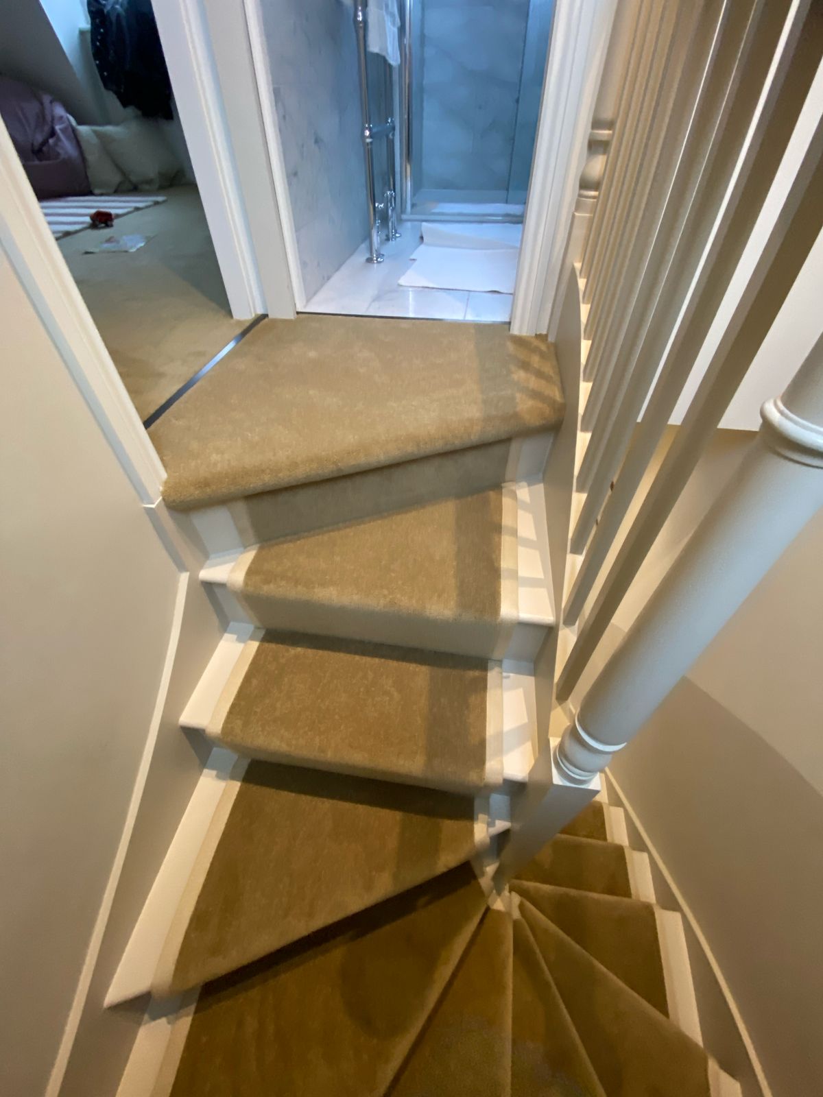 Westex Flooring Ultima Twist Major Eucalyptus carpet installation in-2