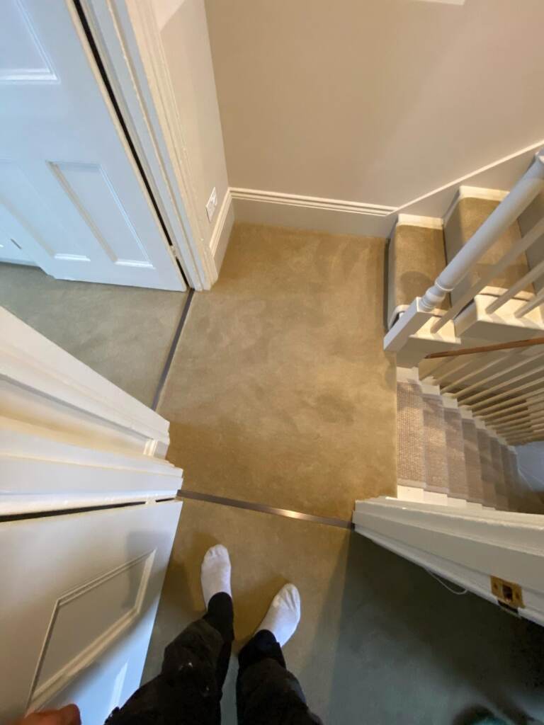 Westex Flooring Ultima Twist Major Eucalyptus carpet installation in-Main