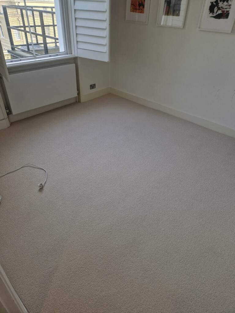 Elements London Havana Plains Blanco carpet installation in-Main