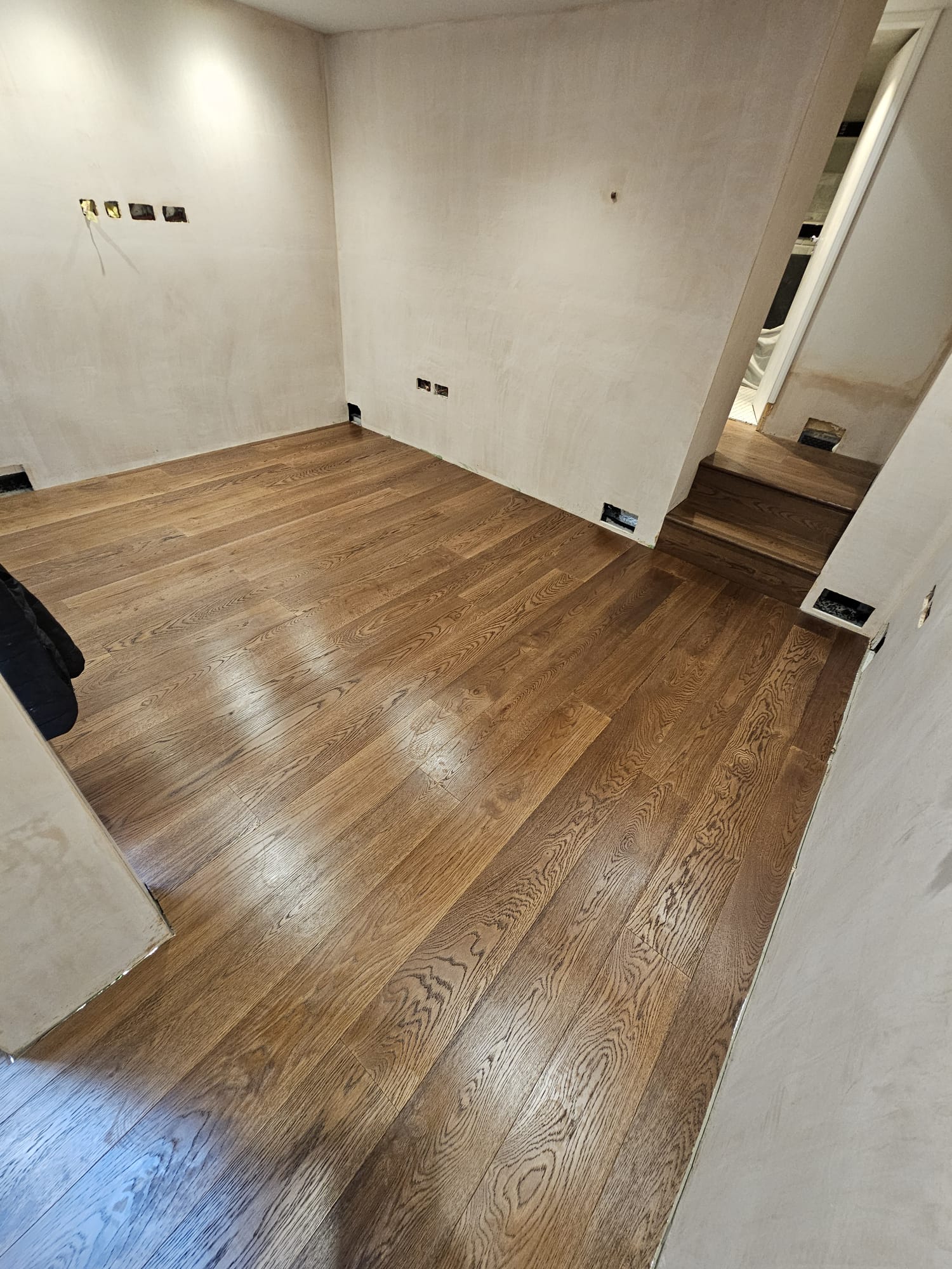 Trade Flooring Panorama Piz wood flooring installation in-1