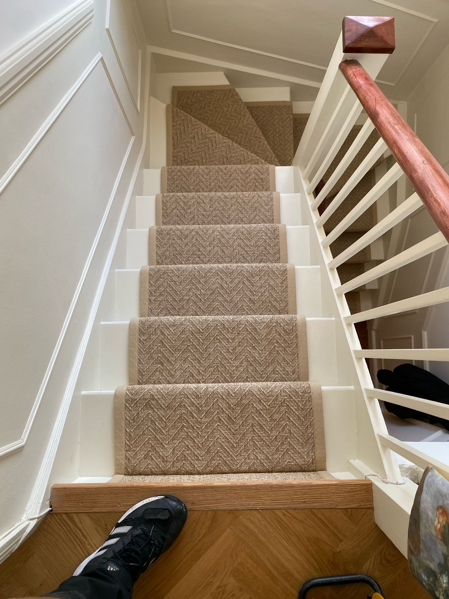 Unnatural Flooring New England Chicopee NE6038 carpet installation in-4