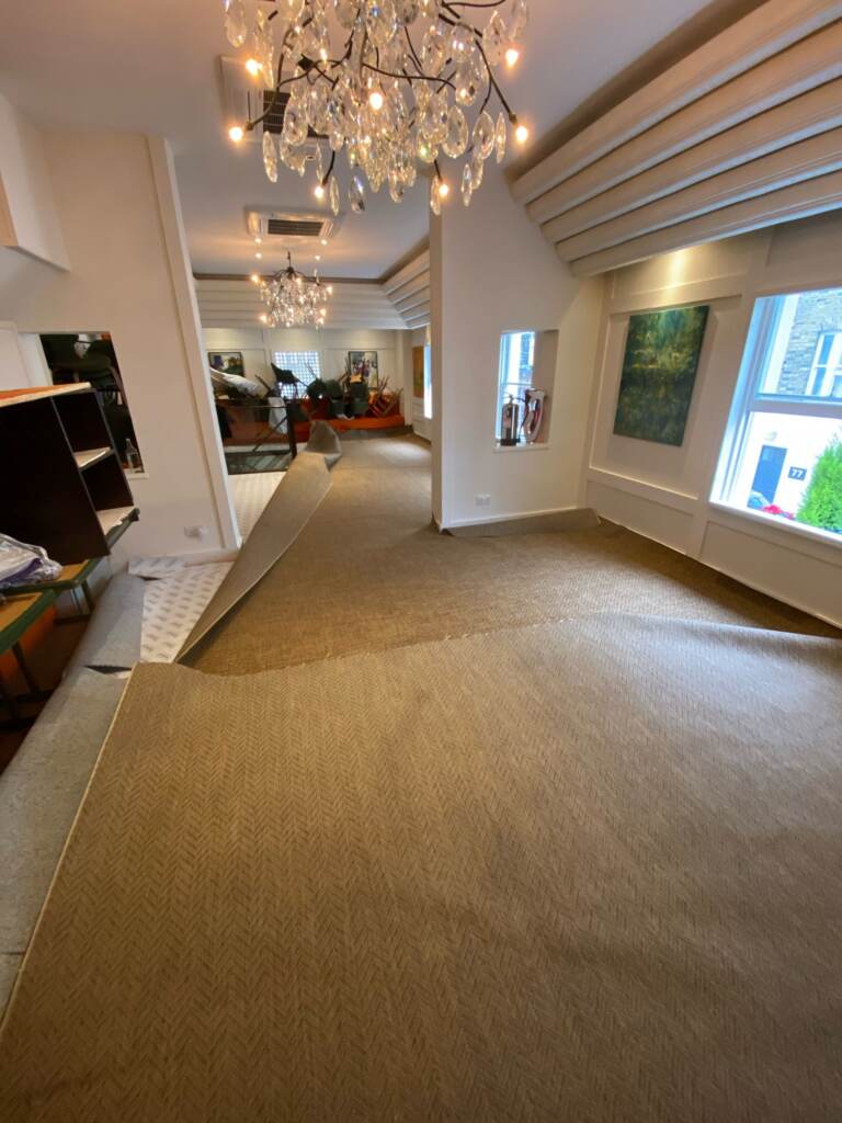 Unnatural Flooring New England Nashua carpet installation in-Main