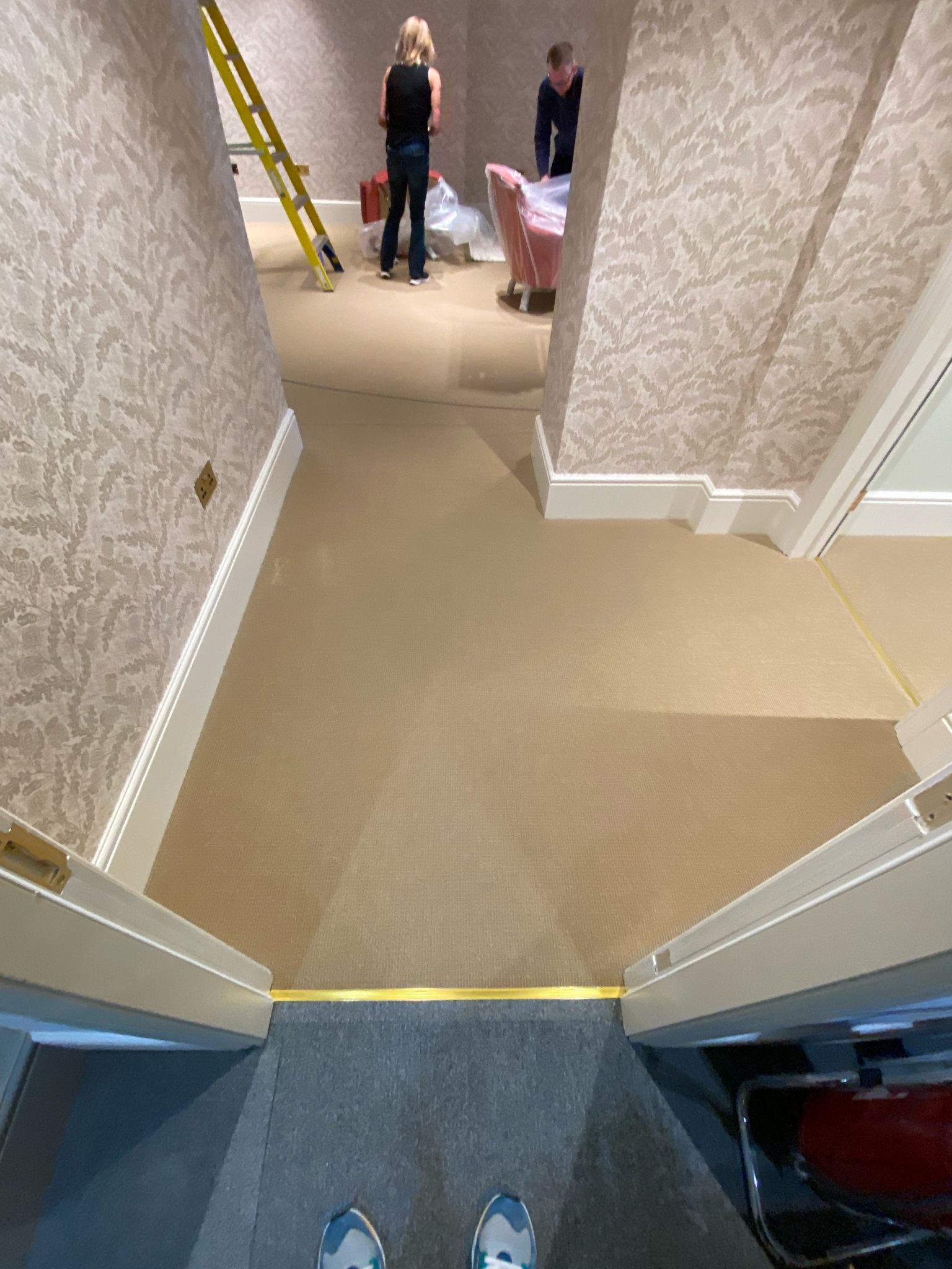 Unnatural Flooring The Isles Jura IS002 carpet installation in-4