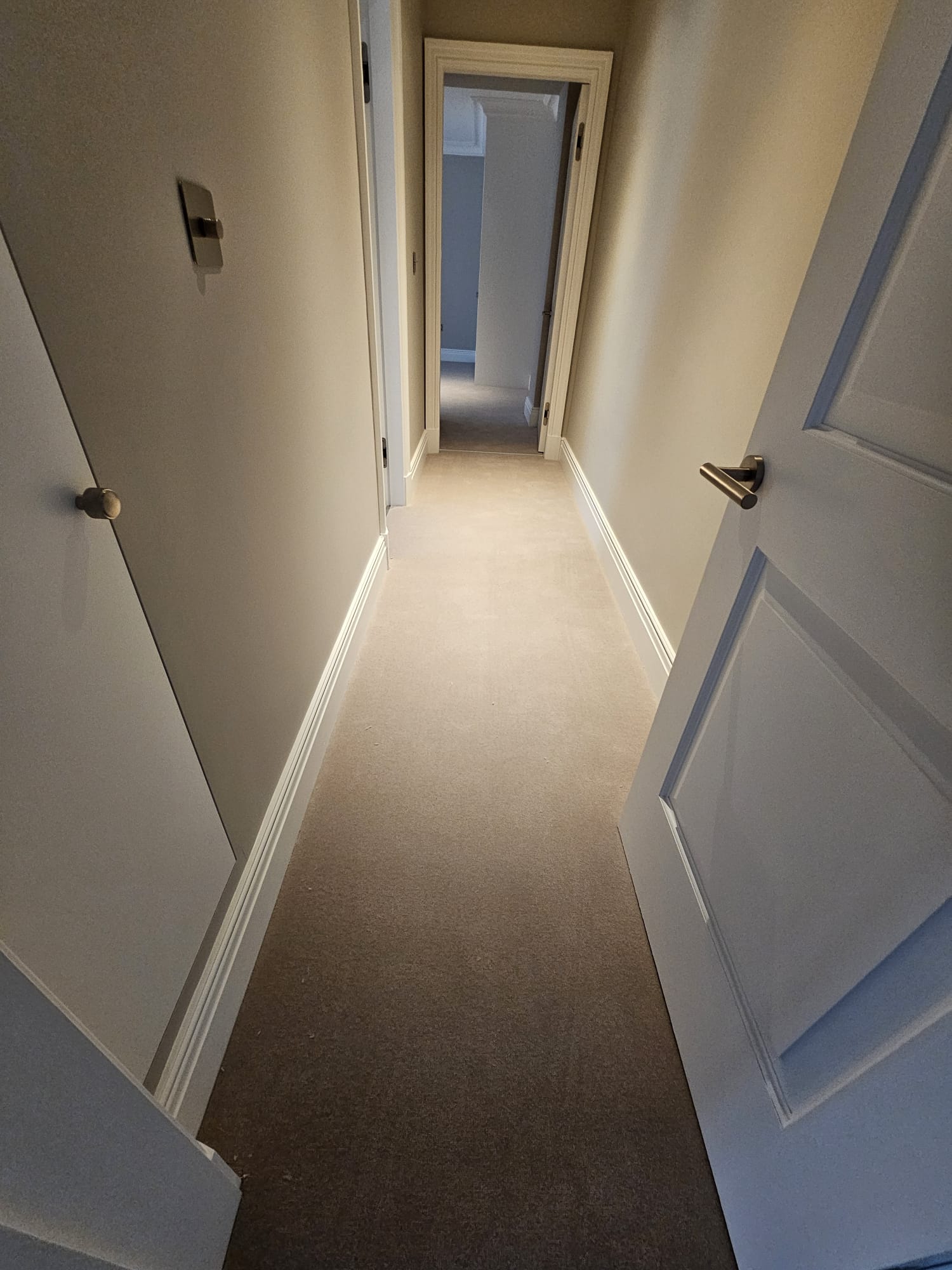 Westex Flooring Exquisite Velvet Mushroom carpet installation in-1