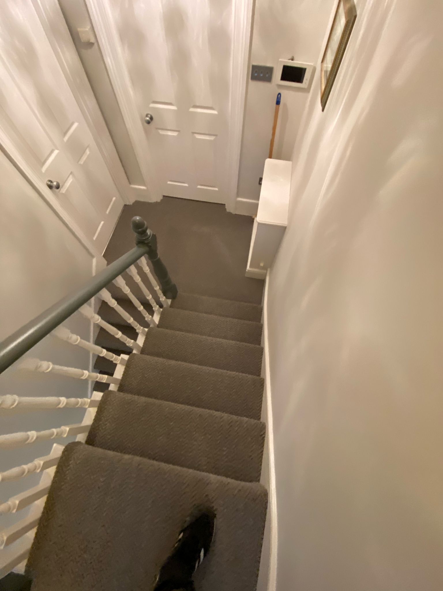 Westex Flooring Sawley Wool Loop Volcano carpet installation in-2