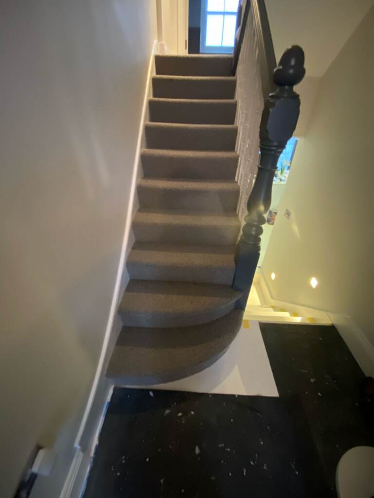 Westex Flooring Sawley Wool Loop Volcano carpet installation in-Main