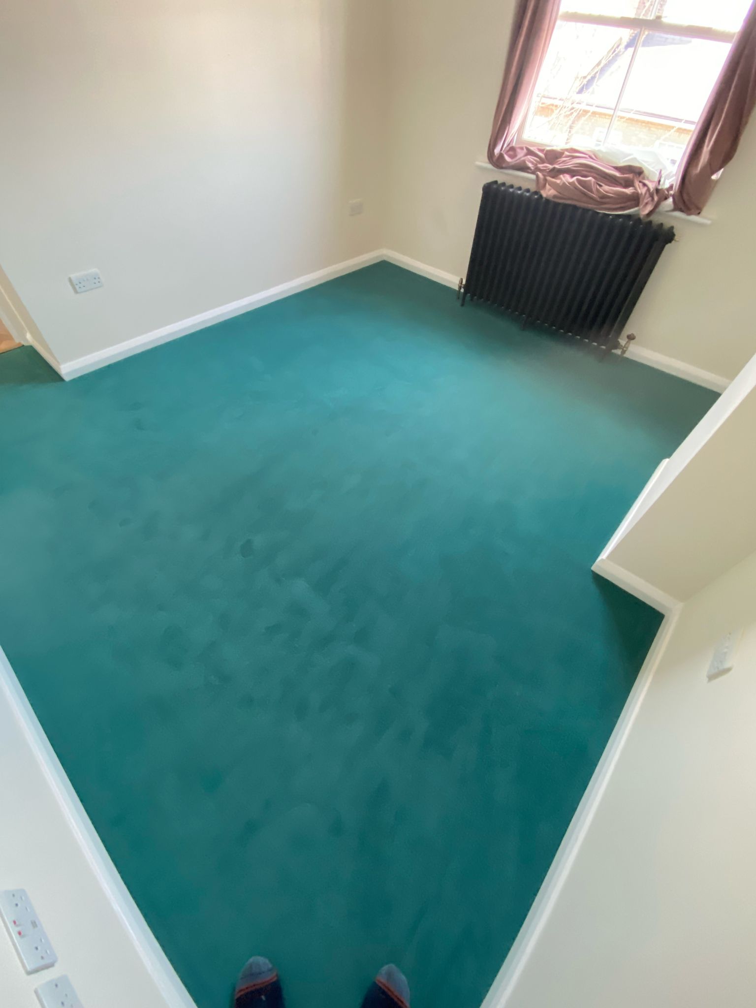 Westex Flooring Ultima Twist Major Kingfisher carpet installation in-Main
