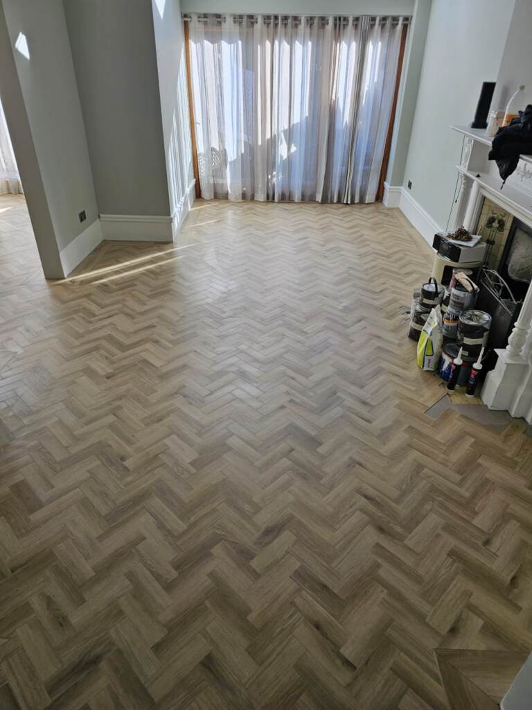 Amtico Signature Cornish Oak Installation Barnes, Luxury Vinyl Tile (LVT) Flooring, Wood Flooring, Home