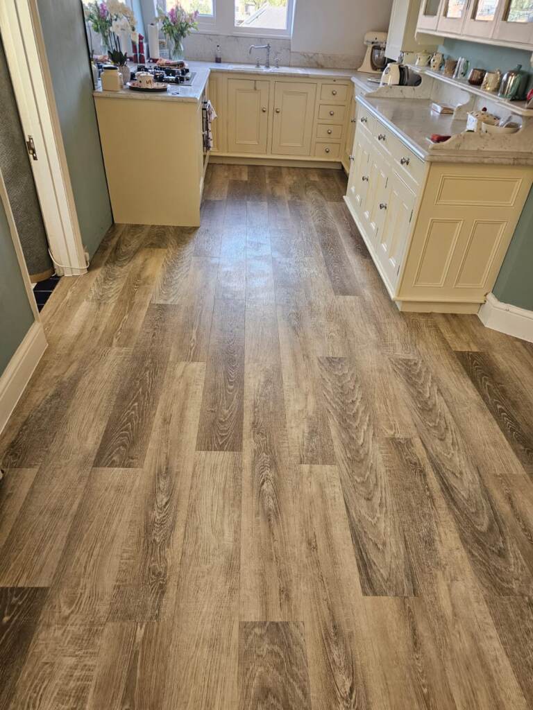 Amtico Signature Grizdale Oak Installation in St John'S Wood, Luxury Vinyl Tile (LVT) Flooring, Home