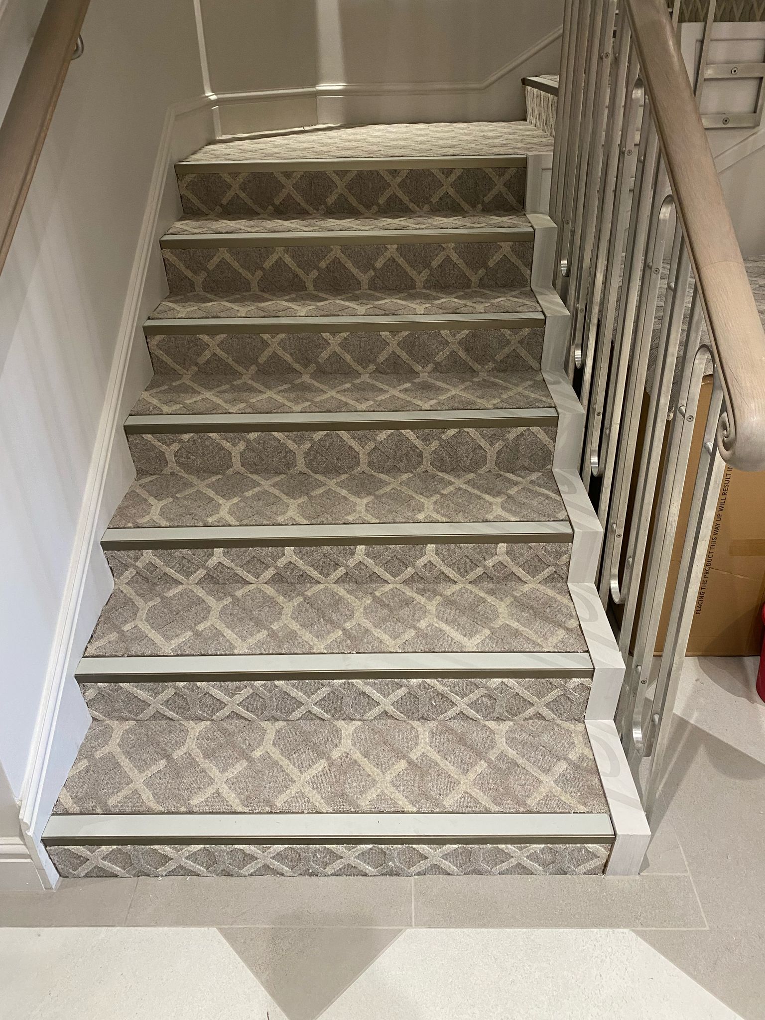 Brintons The Country Life Collection Plato Cloud carpet installation in – 1