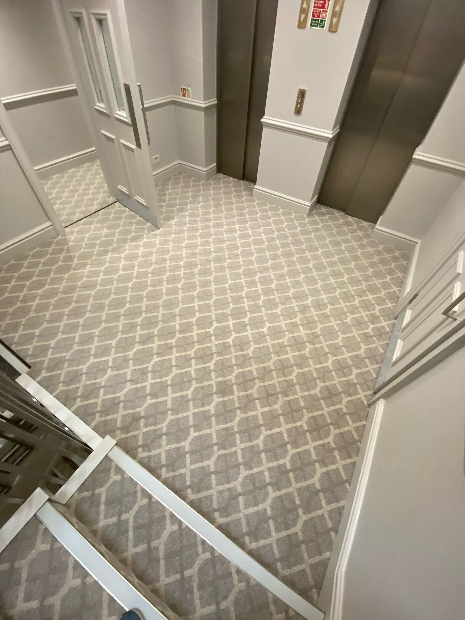 Brintons The Country Life Collection Plato Cloud carpet installation in – 6