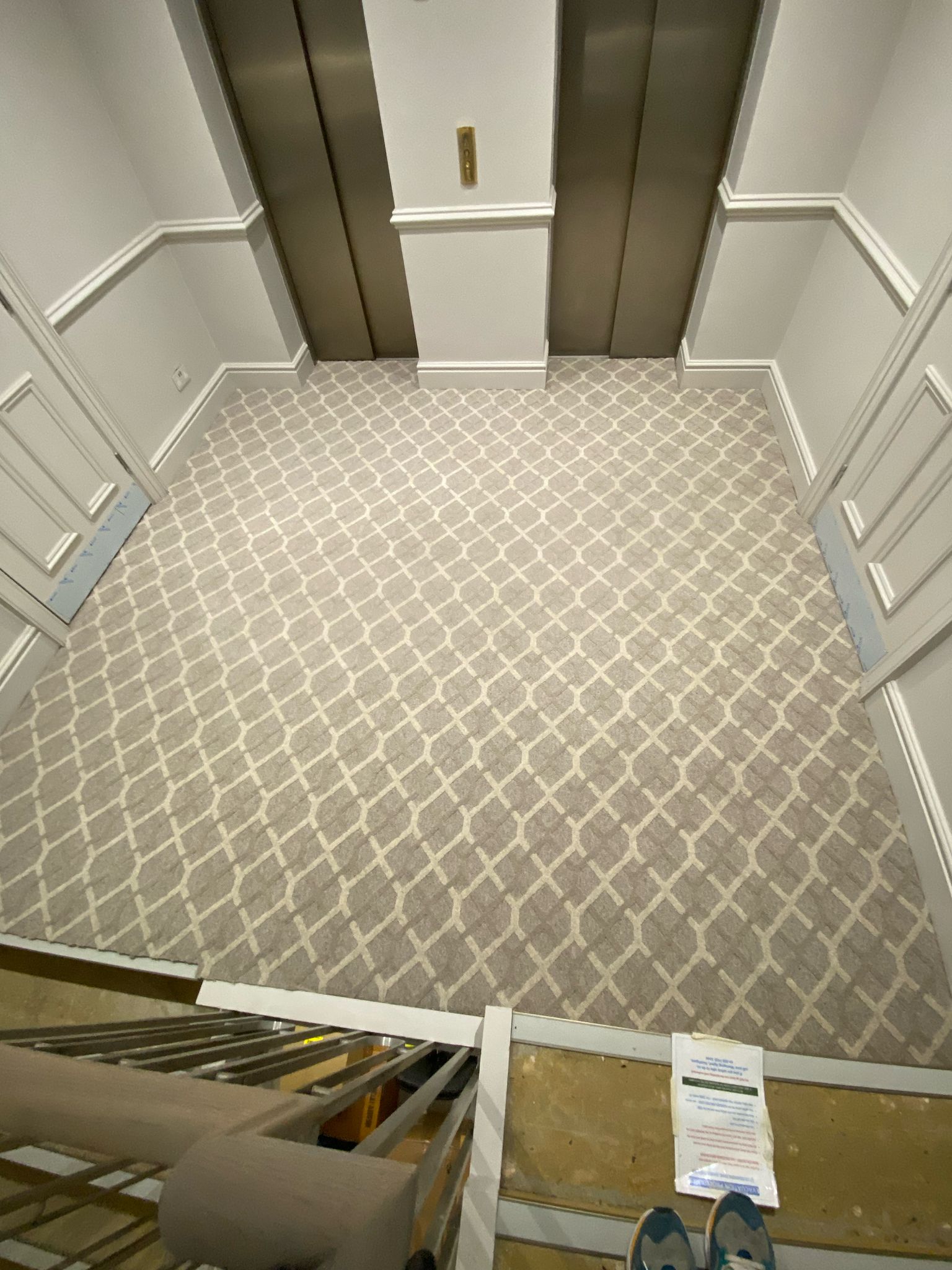 Brintons The Country Life Collection Plato Cloud carpet installation in – 9