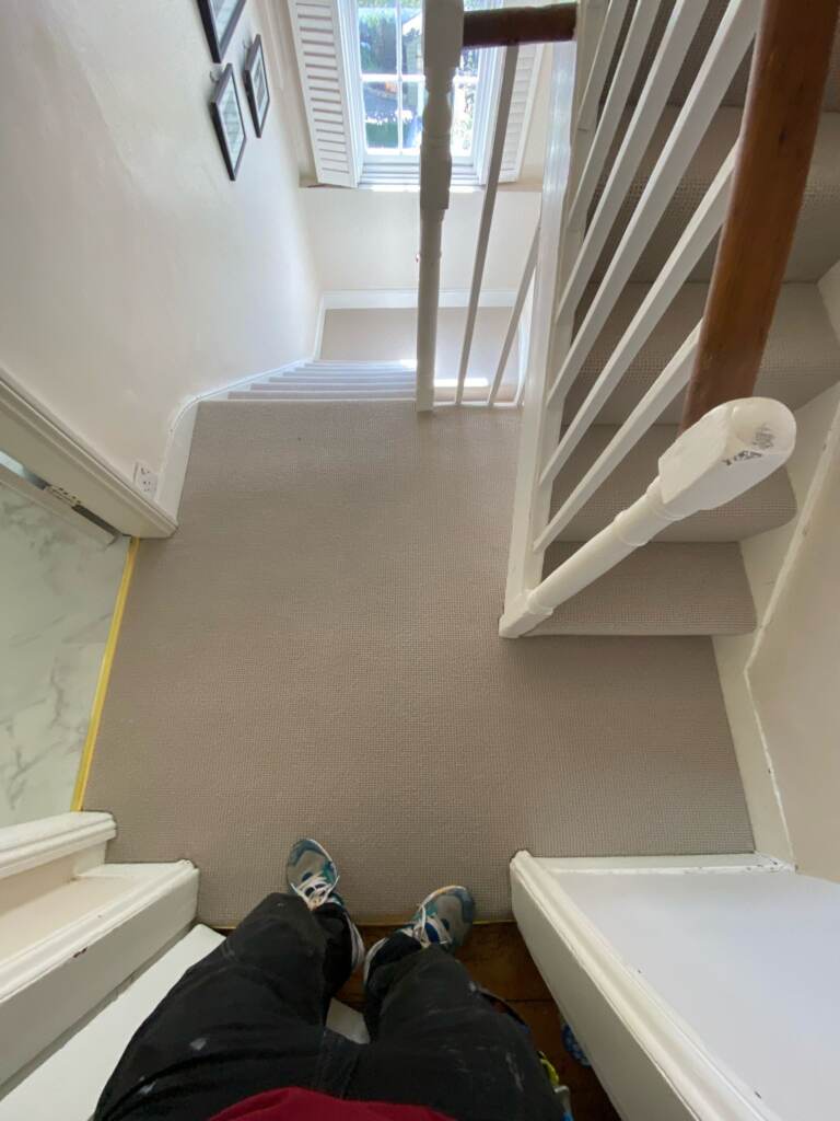 Elements London Roma Tusk carpet installation in – 1