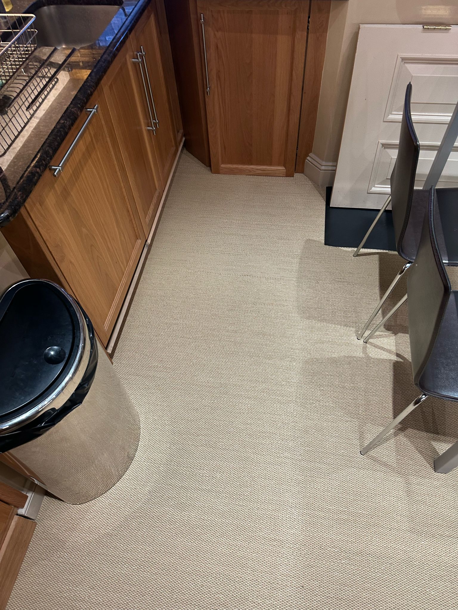 Unnatural Flooring Woven Vinyl Savannah UF1003 installation in – 2