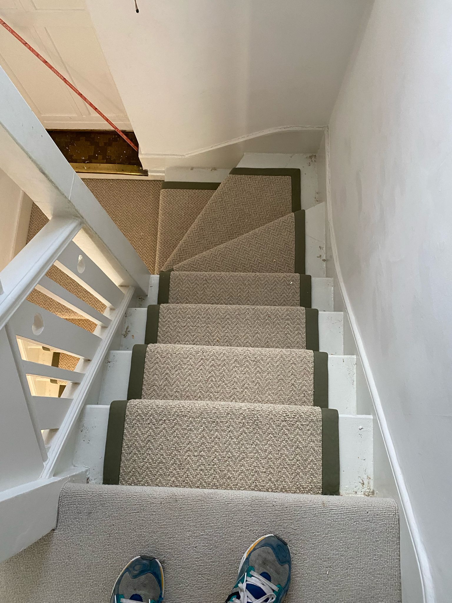 Westex Flooring Sawley Wool Loop Linen carpet installation in – 2