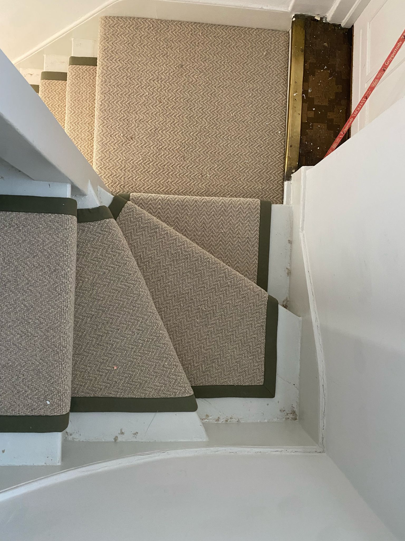 Westex Flooring Sawley Wool Loop Linen carpet installation in – 3