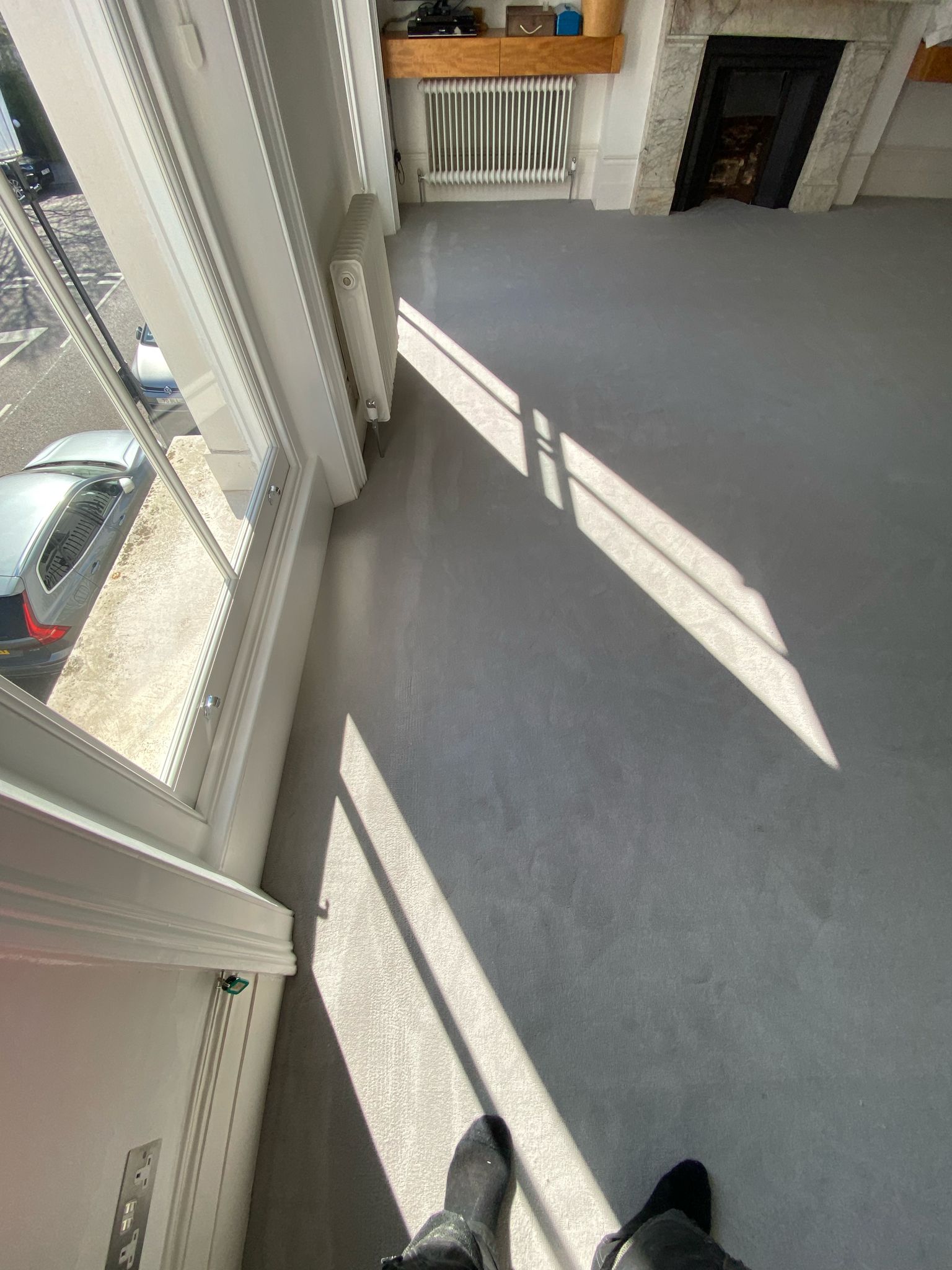 Westex Flooring Westend Velvet Pebble carpet installation – 1