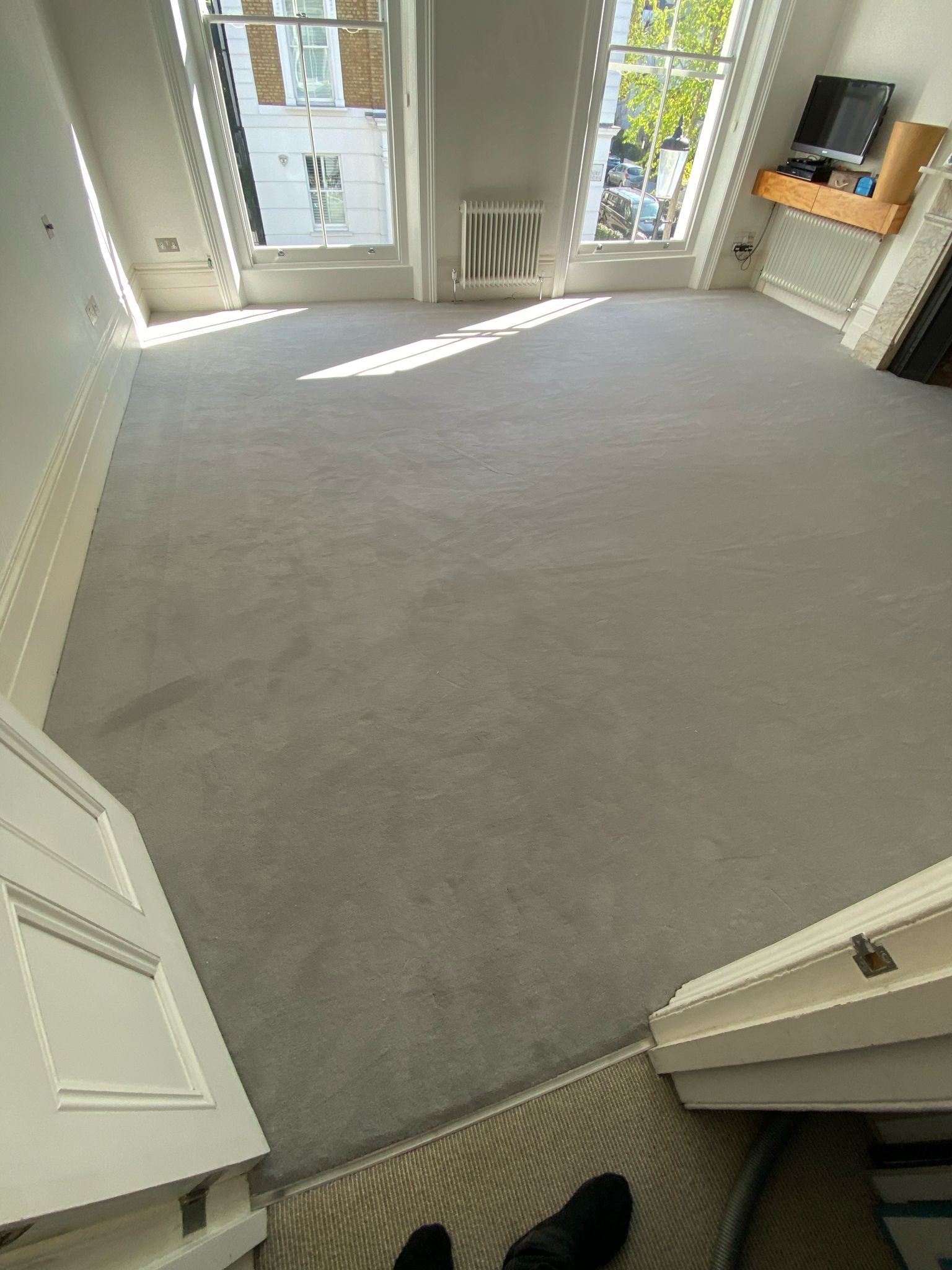 Westex Flooring Westend Velvet Pebble carpet installation – 2
