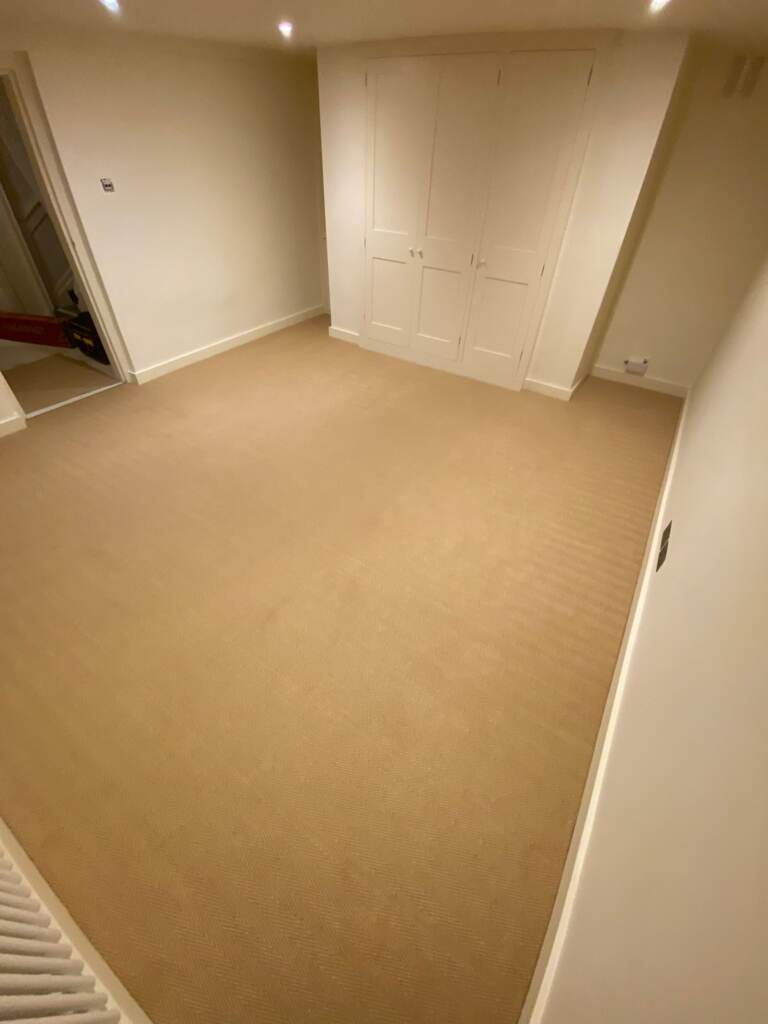 Crucial Trading Jute Herringbone Natural JT900 Carpet Installation in Paddington, Home