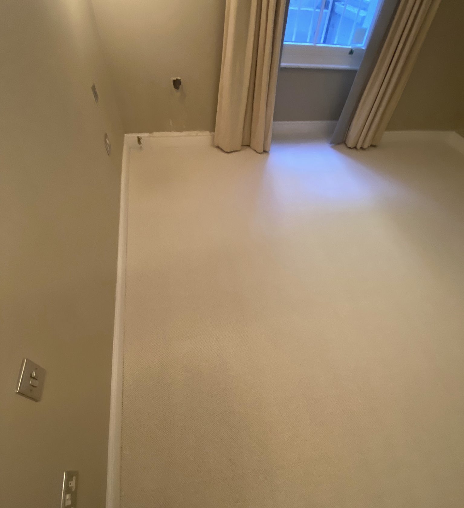 Crucial Trading Pearl White Cotton carpet installation_2