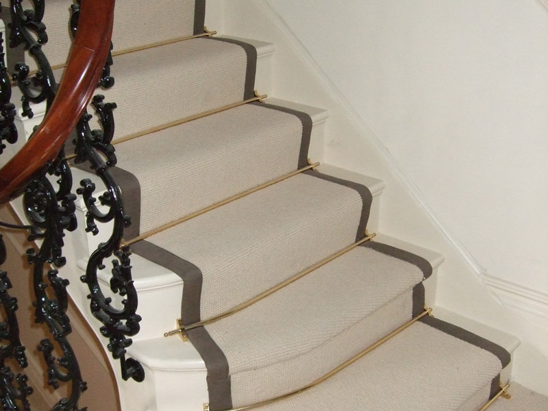 Carpet on Stairs, Stairrods UK, Subfloor Preparation, Wood Flooring
