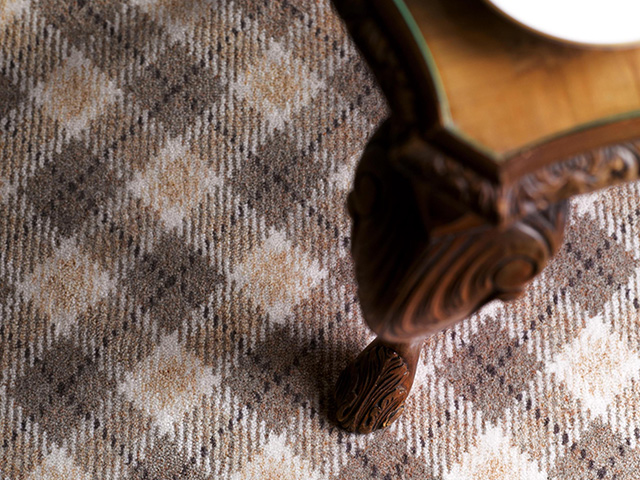 Adam Carpets - Marquette Plaid MP01 Cameo