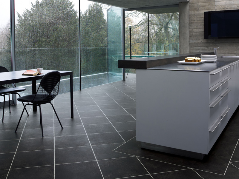 Karndean Da Vinci Stone Tiles - CK25 Noir Vinyl Flooring - Karndean Flooring - Vinyl Flooring