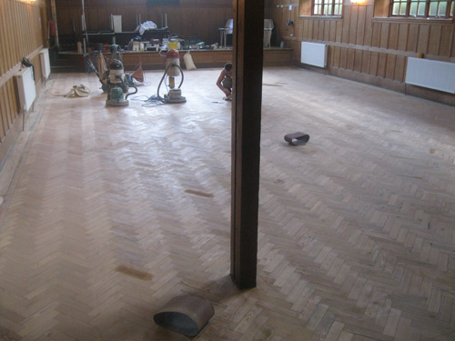 Central Hall 01 sanding