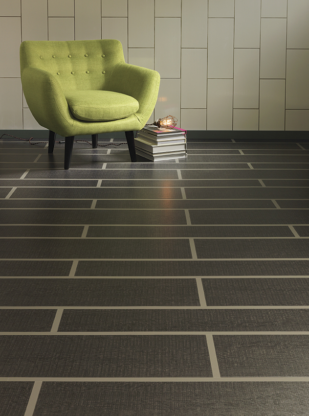 Amtico Cirrus Twilight-shimmer Felt Stripping Vinyl Flooring - Amtico Flooring - Vinyl Flooring
