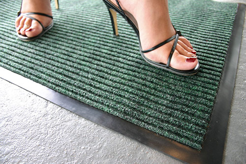 Entrance Mats - Toughrib green